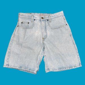 Vintage 90s Guess Denim Jean Shorts High Waisted Made in USA Georges Marciano